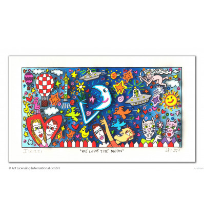 James Rizzi 3D / We love the moon