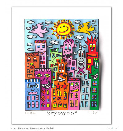 James Rizzi - City Day Sky