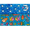 James Rizzi - THE STARS, THE MOON, AND THE FISH IN THE SEA